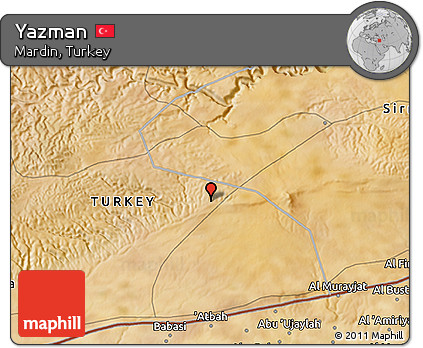 Satellite 3D Map of Yazman
