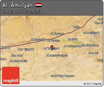 Satellite 3D Map of Al `Āmirīyah