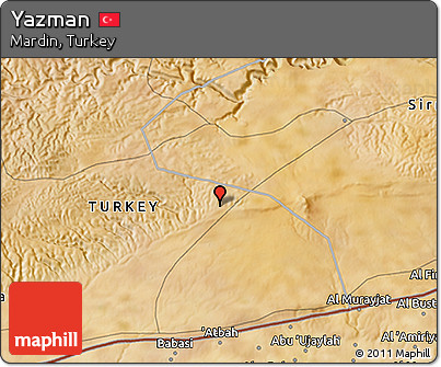 Satellite 3D Map of Yazman