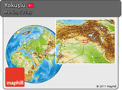 Physical Location Map of Yokuşlu