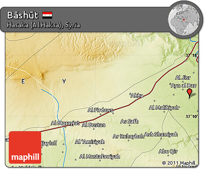 Physical Map of Bāshūt