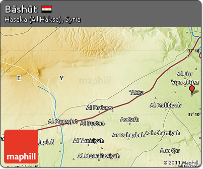 Physical Map of Bāshūt