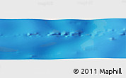 Shaded Relief Panoramic Map of the area around 37° 14' 49" N, 41° 34' 30" W