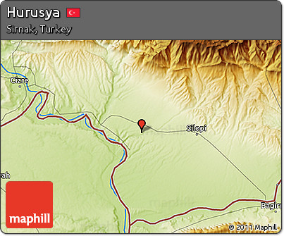 Physical 3D Map of Hurusya