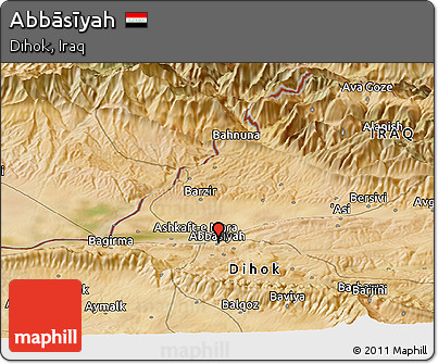 Satellite Panoramic Map of Abbāsīyah
