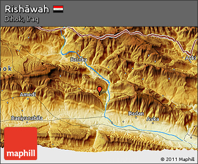 Physical 3D Map of Rishāwah