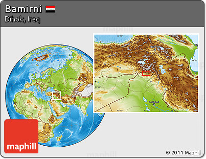 Physical Location Map of Bamirni