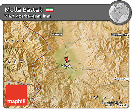 Satellite Map of Mollā Bāstak
