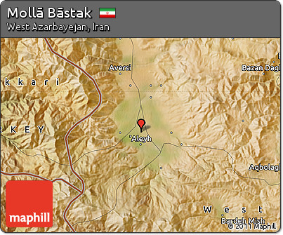 Satellite Map of Mollā Bāstak