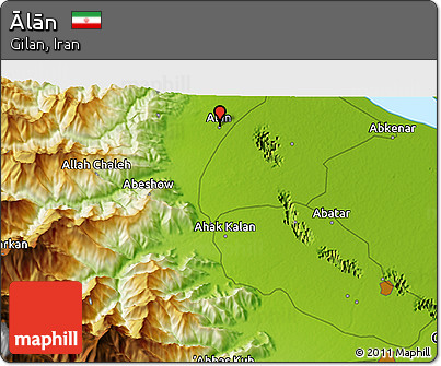 Physical 3D Map of Ālān