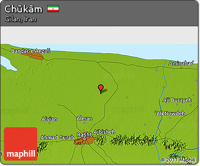 Physical 3D Map of Chūkām