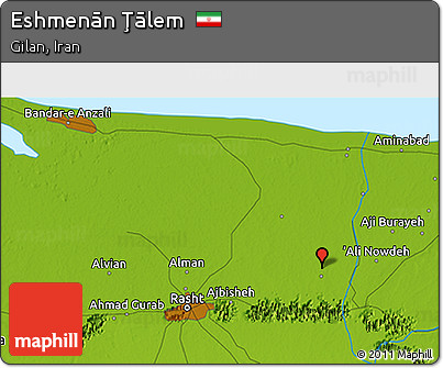 Physical 3D Map of Eshmenān Ţālem