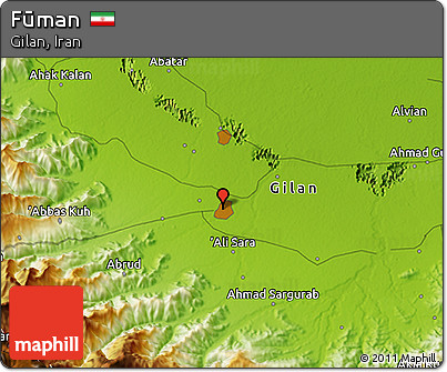 Physical 3D Map of Fūman