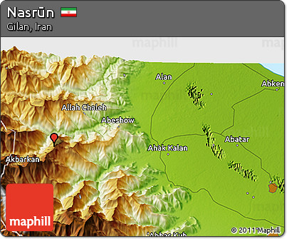 Physical 3D Map of Nasrūn