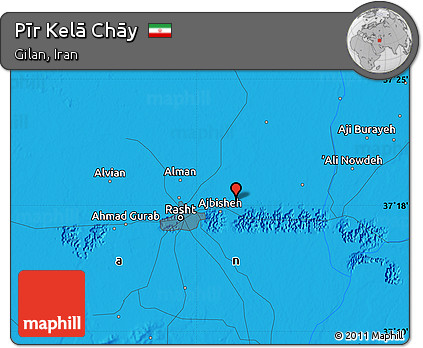 Political Map of Pīr Kelā Chāy