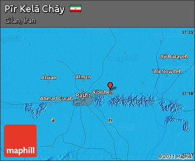 Political Map of Pīr Kelā Chāy