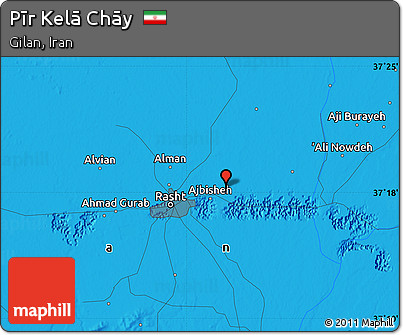 Political Map of Pīr Kelā Chāy