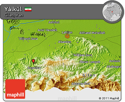 Physical 3D Map of Yālkūl