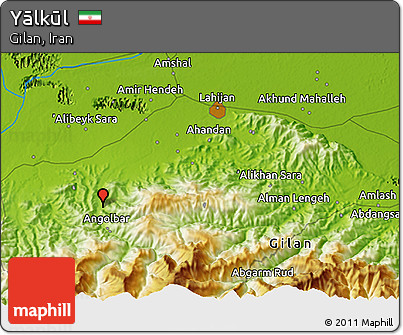 Physical 3D Map of Yālkūl