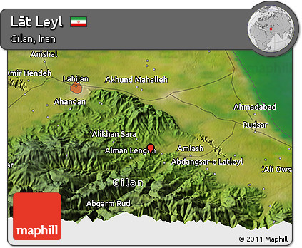 Satellite 3D Map of Lāt Leyl