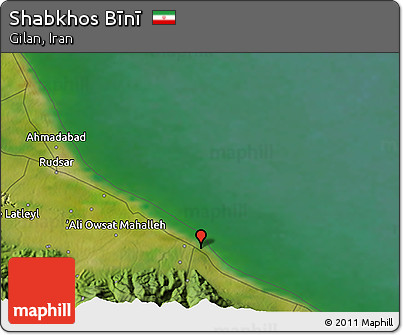 Satellite 3D Map of Shabkhos Bīnī