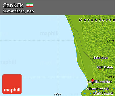 Physical Map of Ganklīk