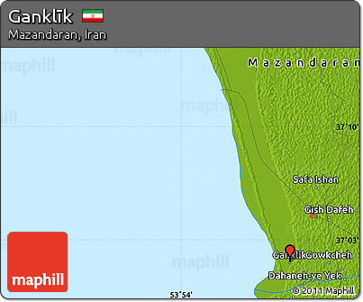 Physical Map of Ganklīk
