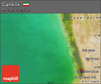 Satellite Map of Ganklīk