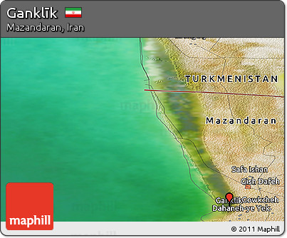 Satellite Panoramic Map of Ganklīk