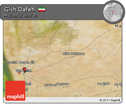 Satellite 3D Map of Gīsh Dafeh