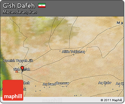 Satellite 3D Map of Gīsh Dafeh
