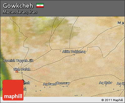 Satellite 3D Map of Gowkcheh