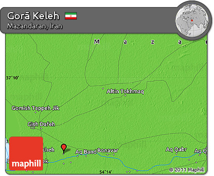 Political Map of Gorā Keleh