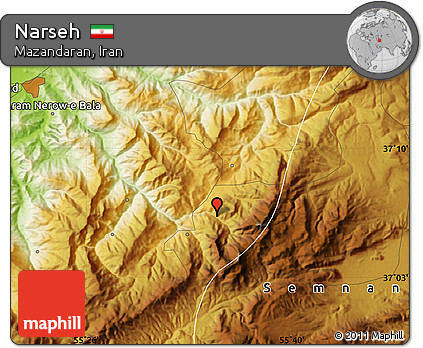 Physical Map of Narseh