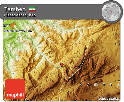 Physical Map of Tarsheh