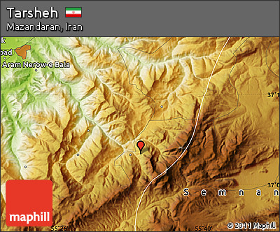 Physical Map of Tarsheh