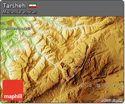 Physical Map of Tarsheh