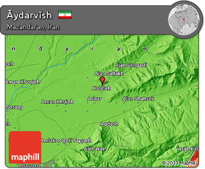 Political Map of Āydarvīsh