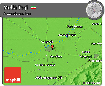 Political Map of Mollā Taqī