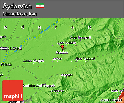 Political Map of Āydarvīsh