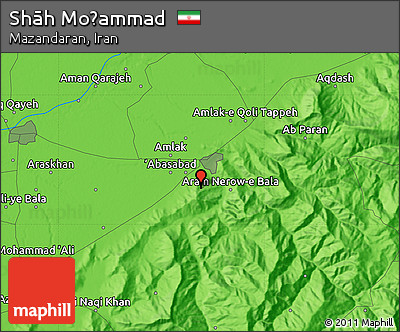 Political Map of Shāh Moḩammad