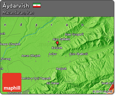 Political Map of Āydarvīsh