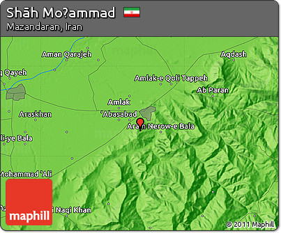 Political Map of Shāh Moḩammad