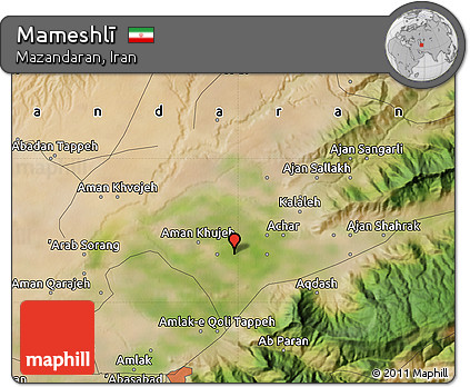 Satellite Map of Mameshlī