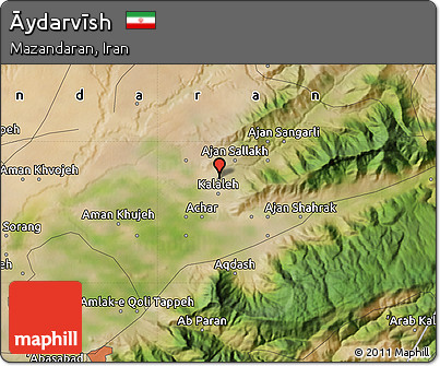 Satellite Map of Āydarvīsh