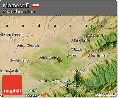 Satellite Map of Mameshlī