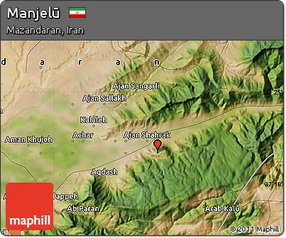 Satellite Map of Manjelū