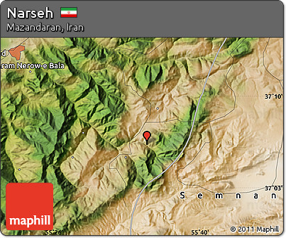 Satellite Map of Narseh