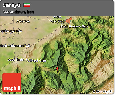 Satellite Map of Sārāyū