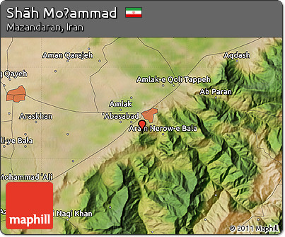 Satellite Map of Shāh Moḩammad